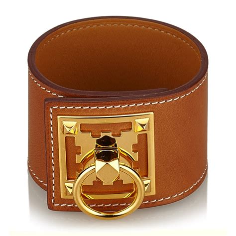 hermes bracelet leather ebay|vintage Hermes leather bracelet.